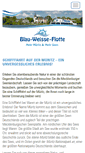 Mobile Screenshot of blau-weisse-flotte.de
