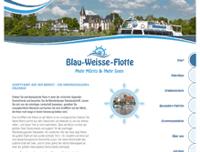 Tablet Screenshot of blau-weisse-flotte.de